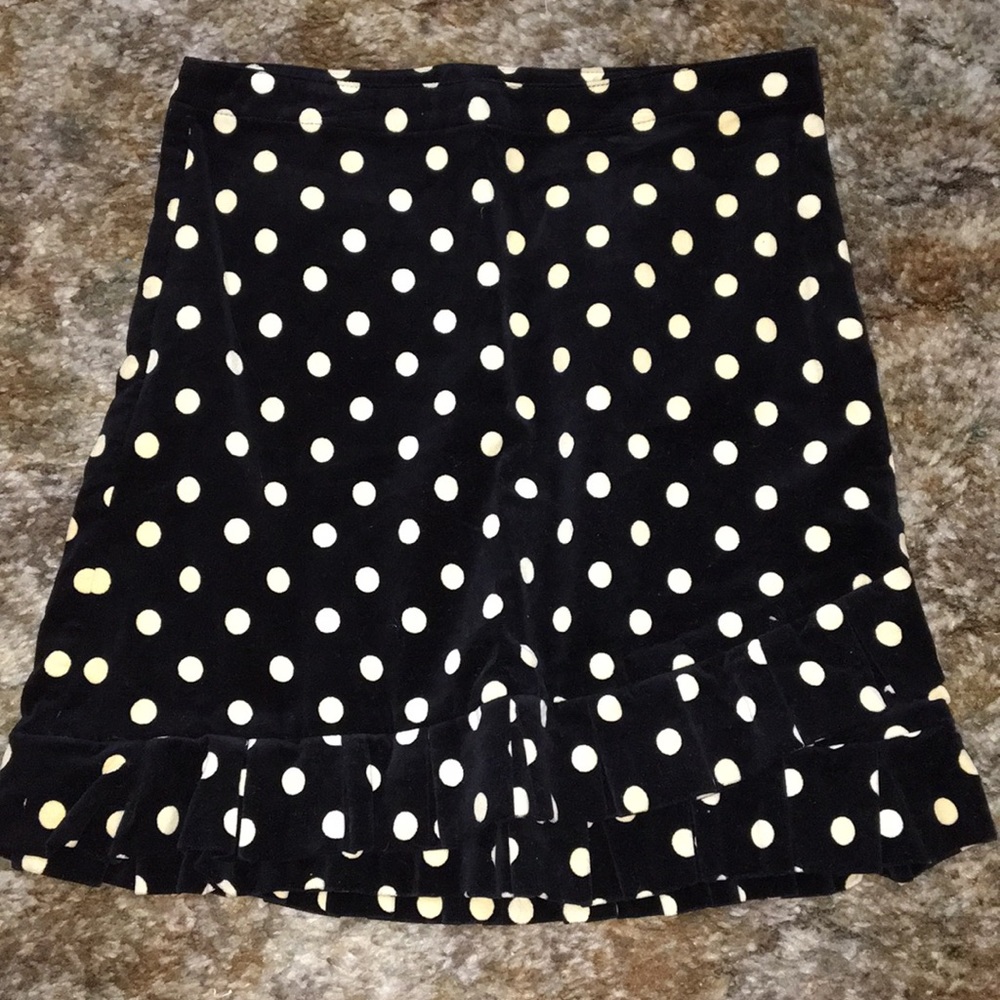 Talbots dot skirt